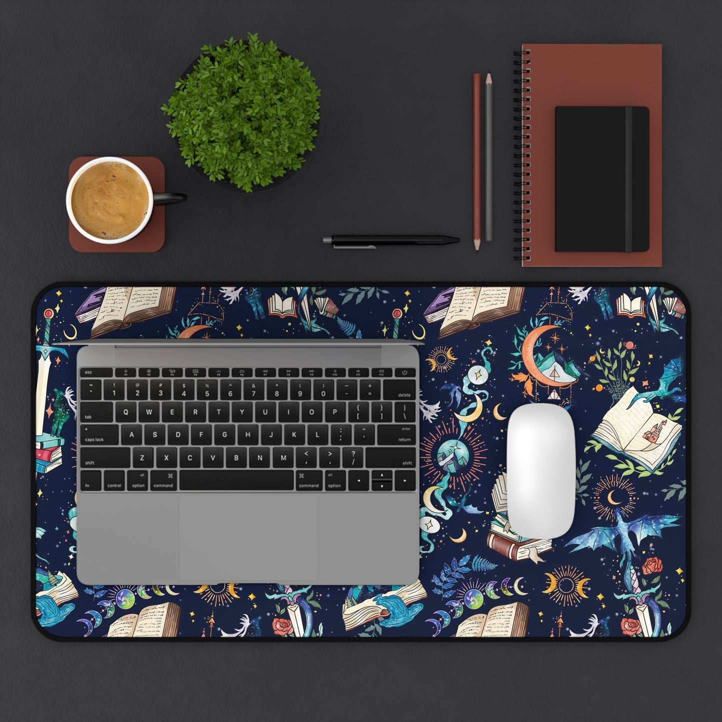 Fantasy Romance Desk Mat - Starry Skies Austin