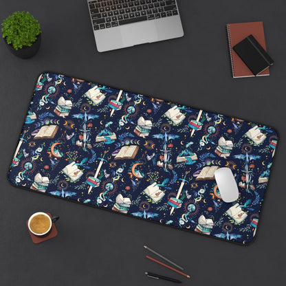Fantasy Romance Desk Mat - Starry Skies Austin