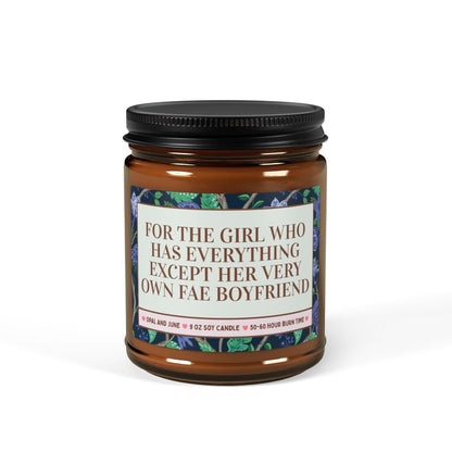 Fantasy Romance Reader Candle for Bookworm - Starry Skies Austin