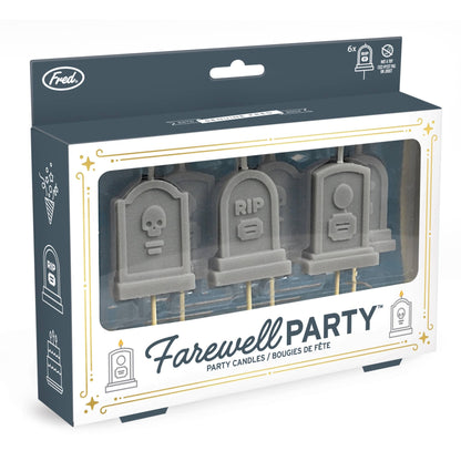 Farewell Party Tombstone Candles - Starry Skies Austin