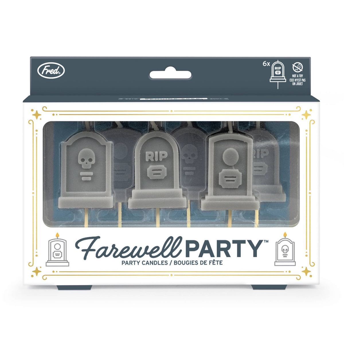 Farewell Party Tombstone Candles - Starry Skies Austin