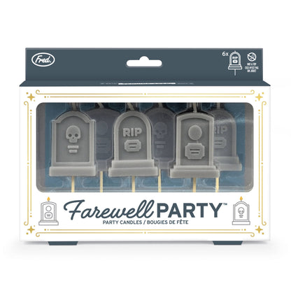 Farewell Party Tombstone Candles - Starry Skies Austin