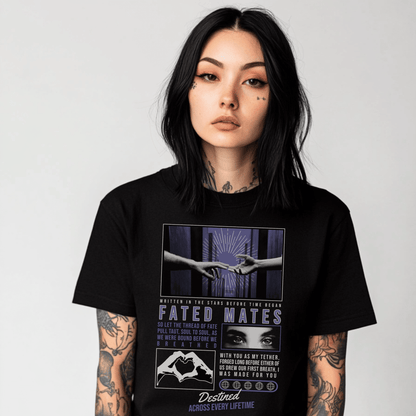 Fated Mates Crop Tee - Starry Skies Austin