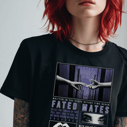Fated Mates Crop Tee - Starry Skies Austin