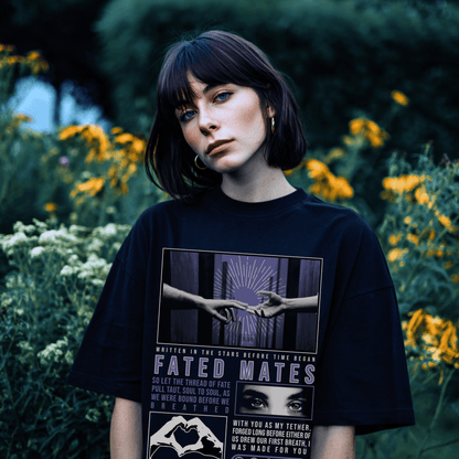 Fated Mates Oversized Tee - Starry Skies Austin