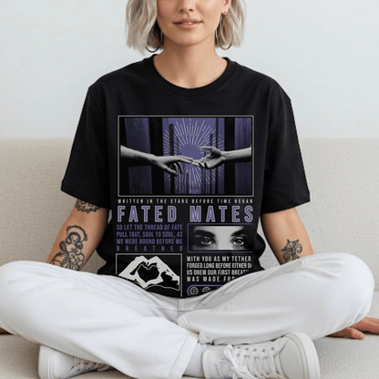 Fated Mates Oversized Tee - Starry Skies Austin