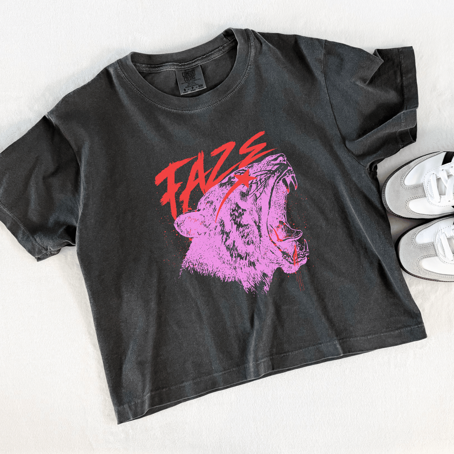 Faze Shield of Sparrows Cropped Tee - Starry Skies Austin