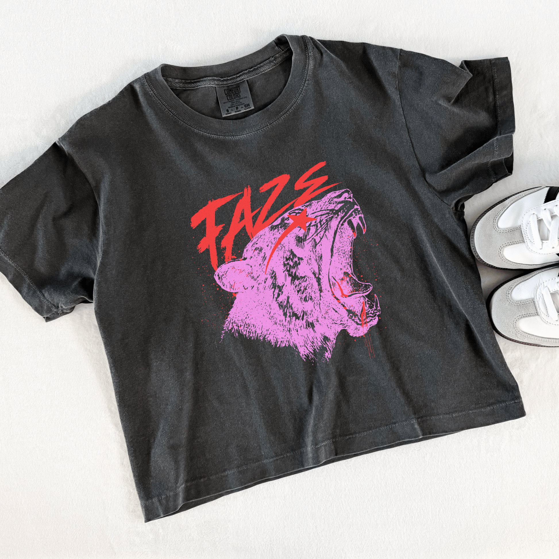 Faze Shield of Sparrows Cropped Tee - Starry Skies Austin