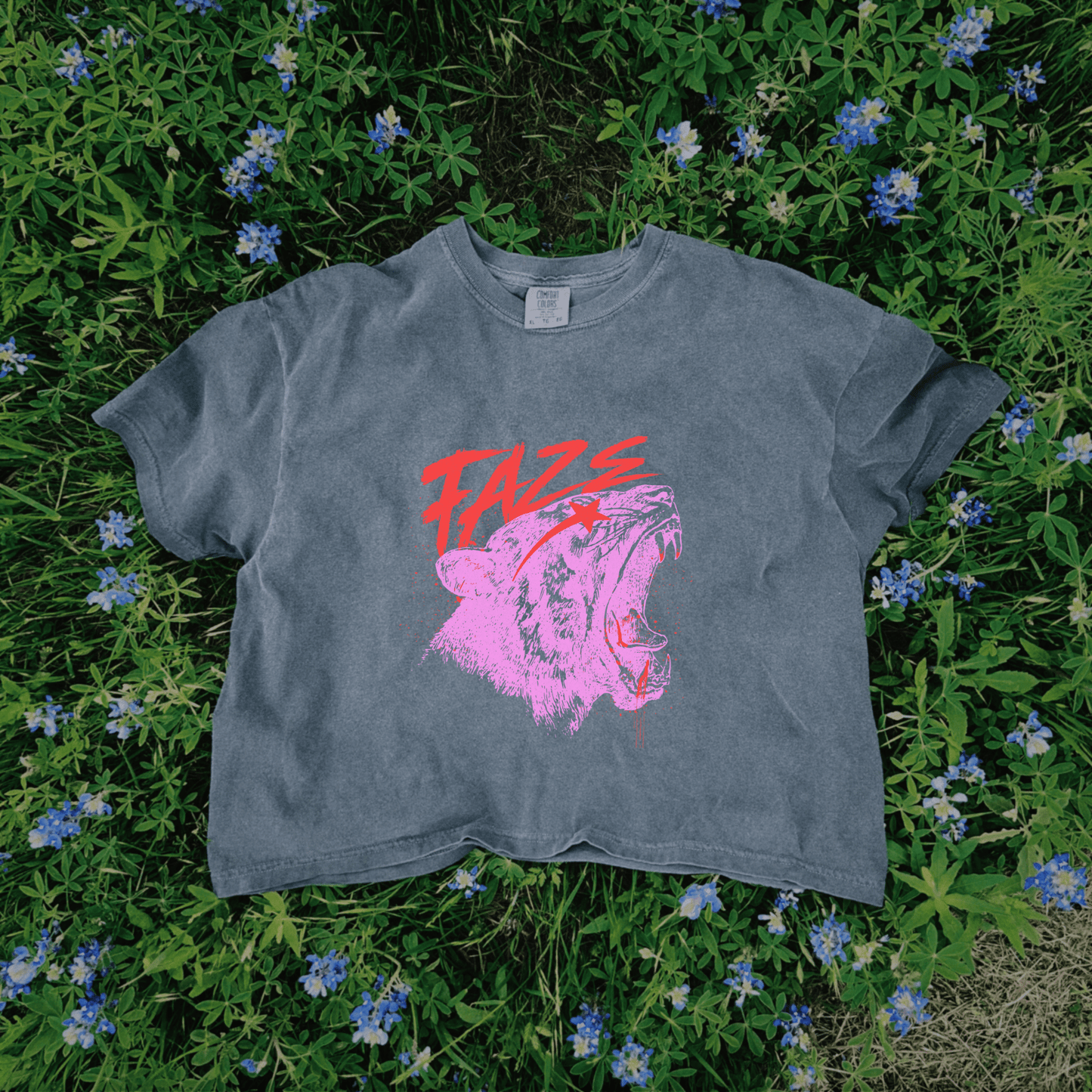 Faze Shield of Sparrows Cropped Tee - Starry Skies Austin