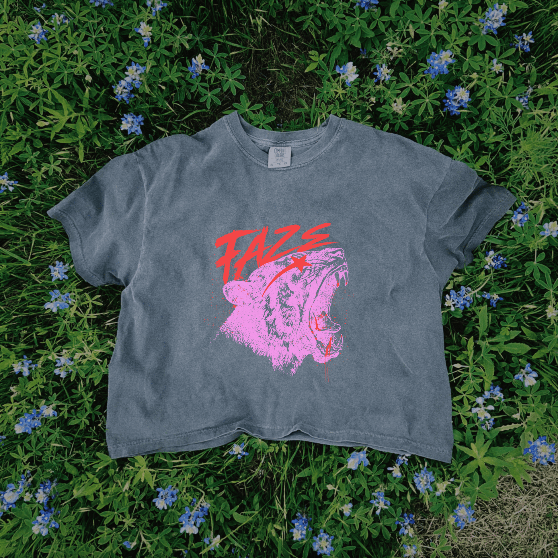 Faze Shield of Sparrows Cropped Tee - Starry Skies Austin