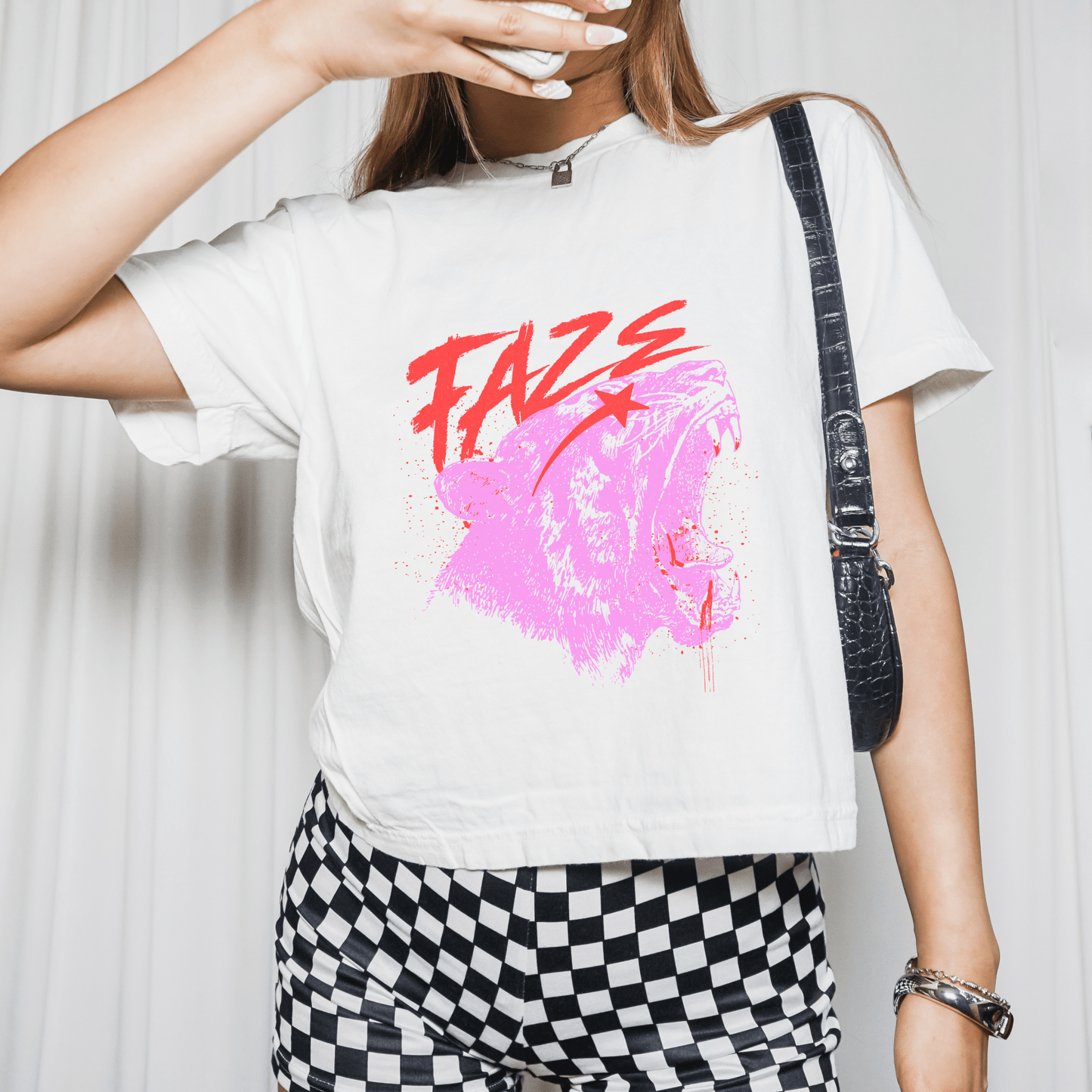 Faze Shield of Sparrows Cropped Tee - Starry Skies Austin