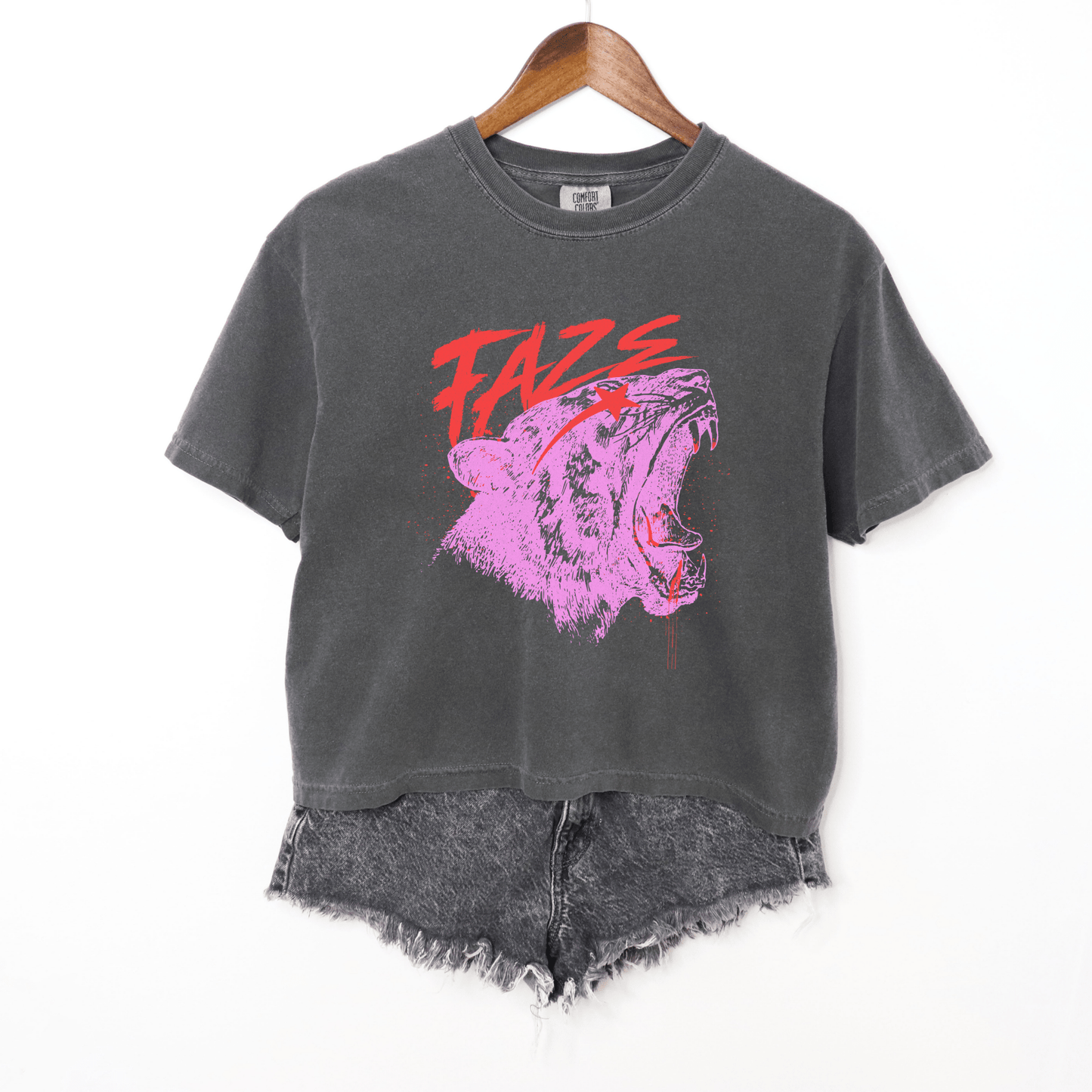 Faze Shield of Sparrows Cropped Tee - Starry Skies Austin