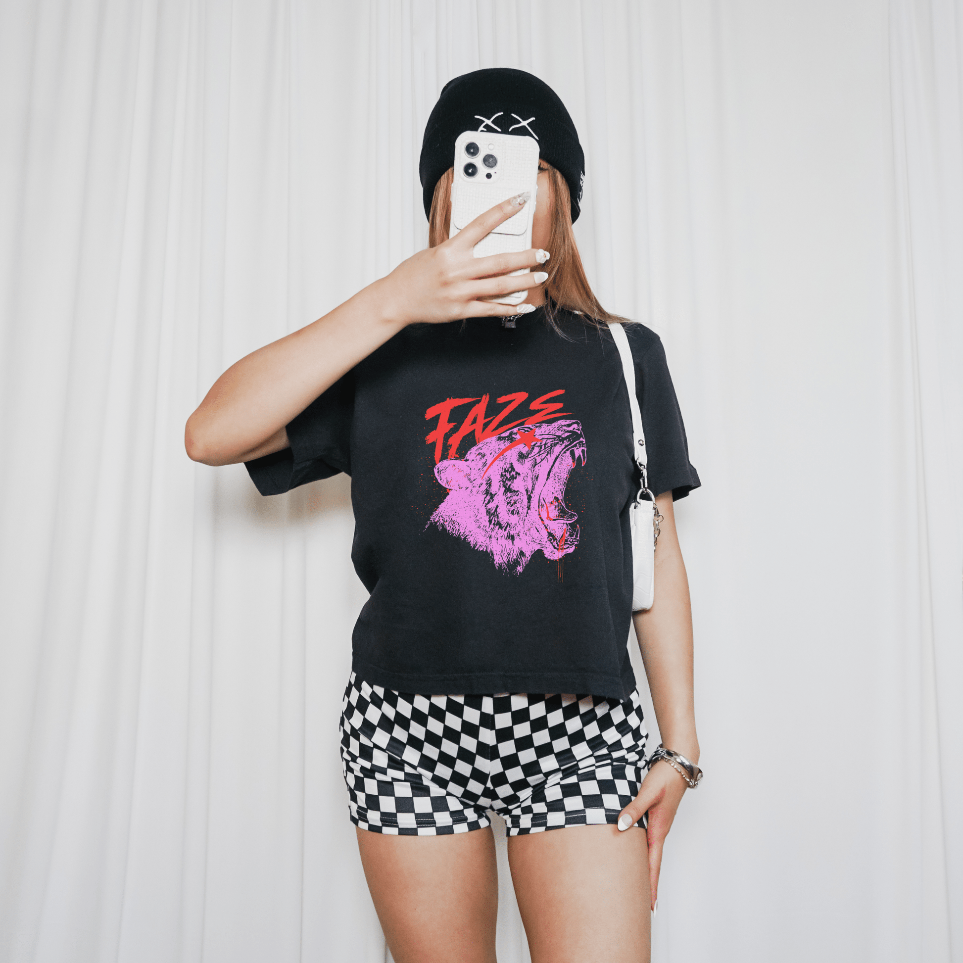 Faze Shield of Sparrows Cropped Tee - Starry Skies Austin