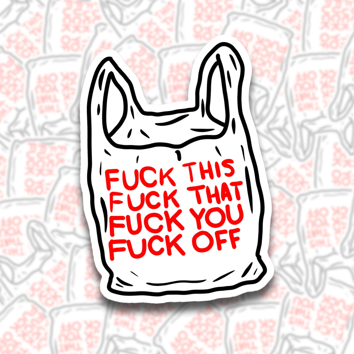 F*ck This Bag Sticker - Starry Skies Austin