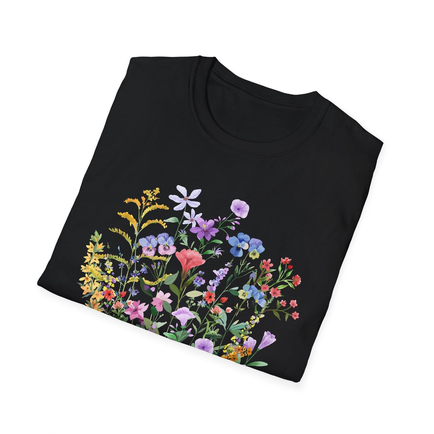 F*ck Trump Wildflower Softstyle Tee - Starry Skies Austin