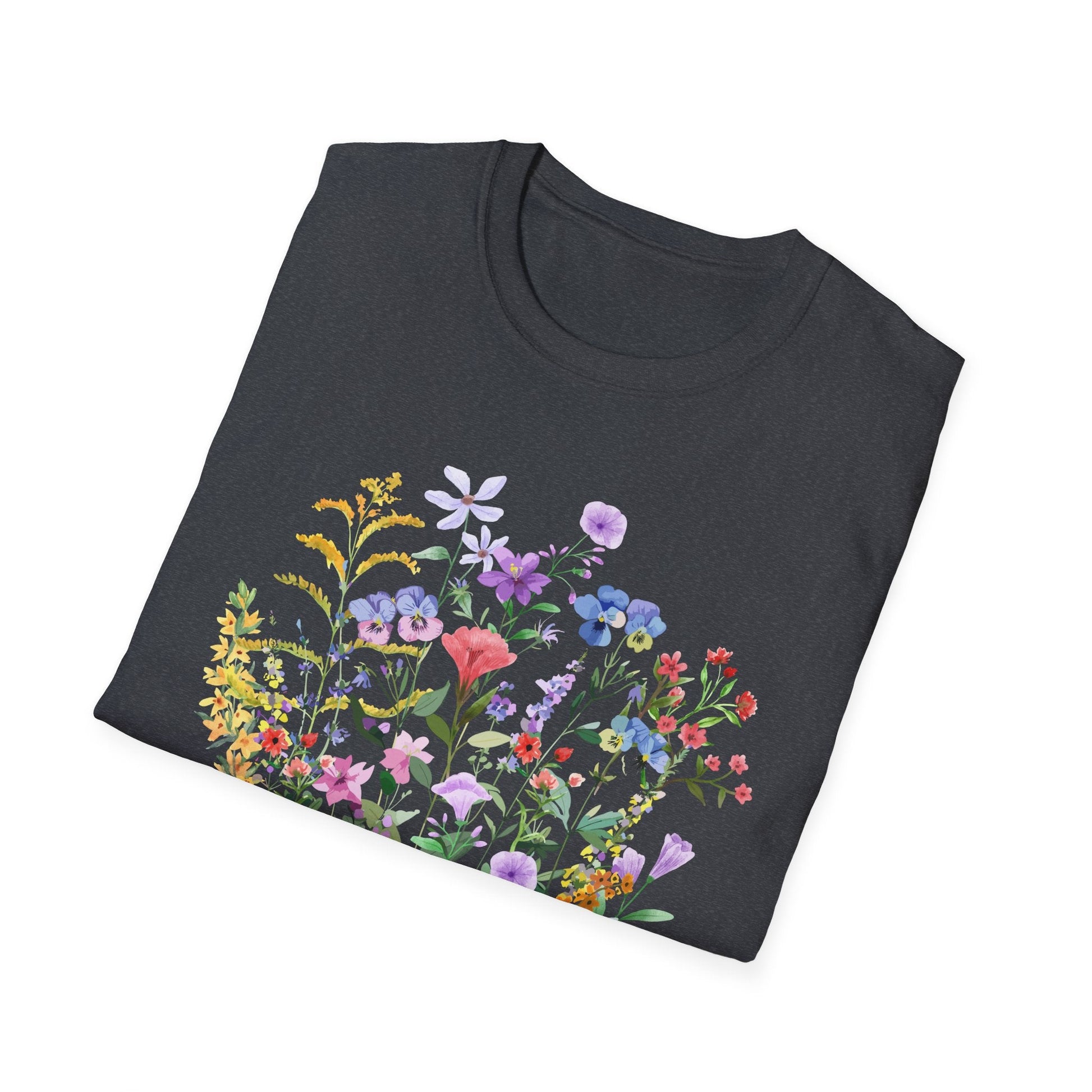 F*ck Trump Wildflower Softstyle Tee - Starry Skies Austin