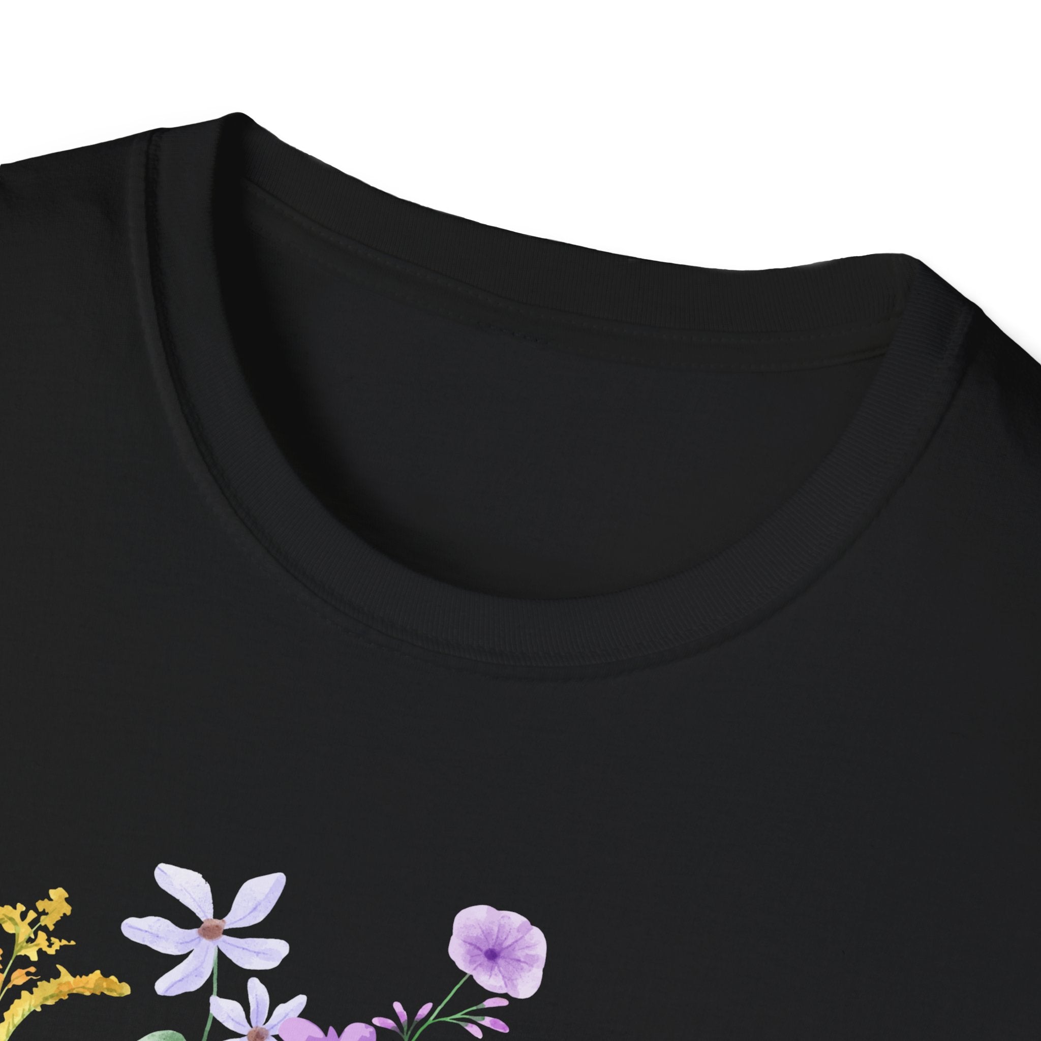 F*ck Trump Wildflower Softstyle Tee - Starry Skies Austin