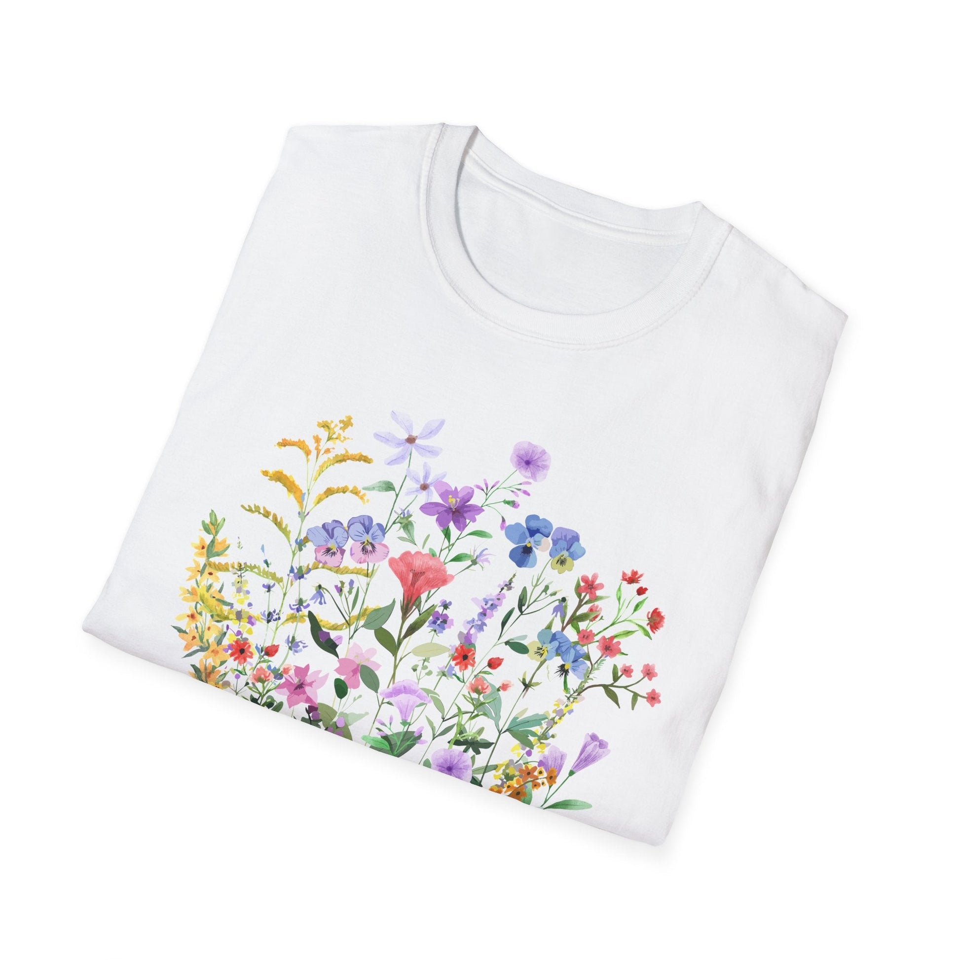 F*ck Trump Wildflower Softstyle Tee - Starry Skies Austin