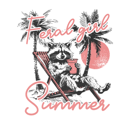 Feral Girl Summer Raccoon Glass Cup, Mug & Tumbler with Lid and Straw - Starry Skies Austin