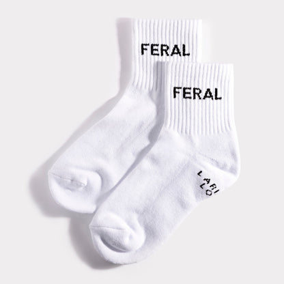 Feral Quarter Crew Socks - Starry Skies Austin