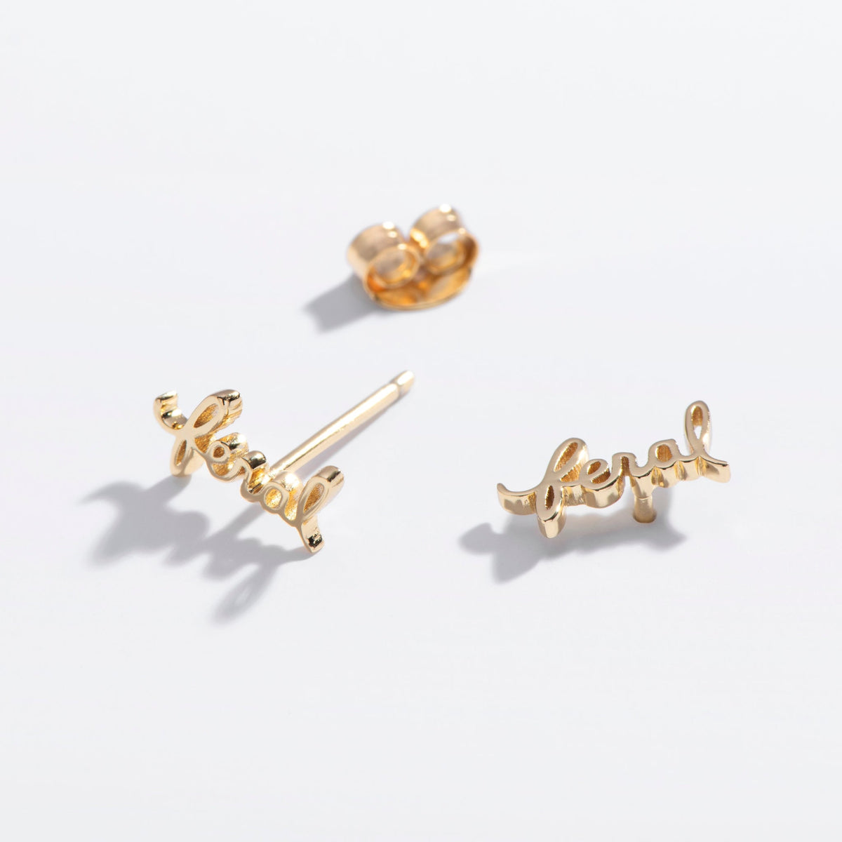 Feral Script Studs - Starry Skies Austin