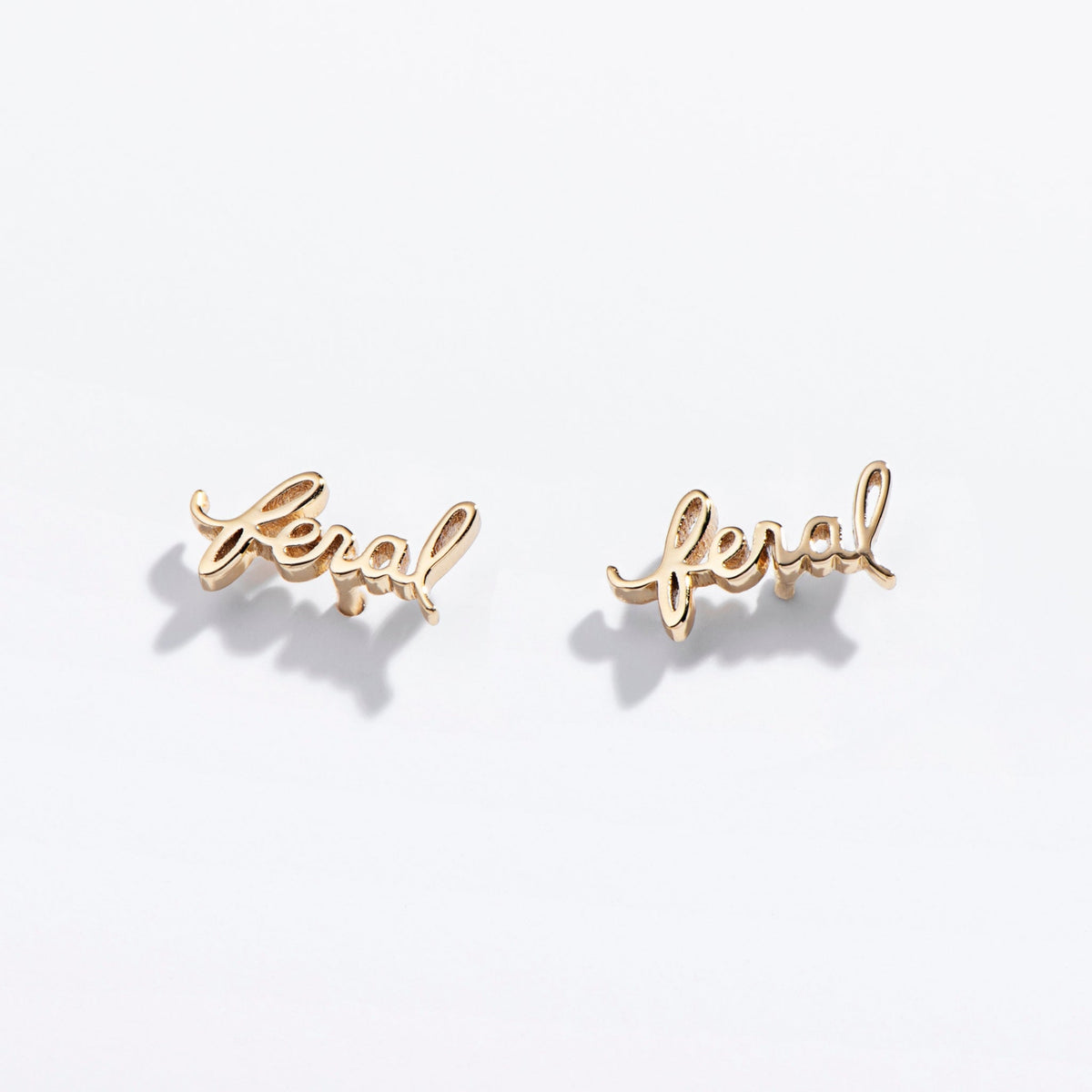 Feral Script Studs - Starry Skies Austin