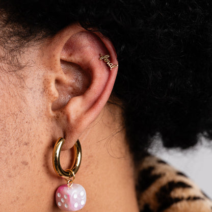 Feral Script Studs - Starry Skies Austin