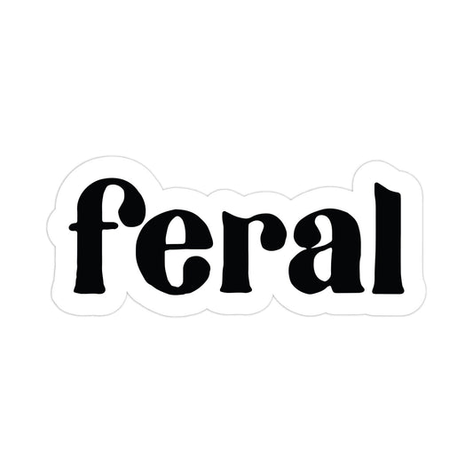 Feral Vinyl Sticker - Starry Skies Austin