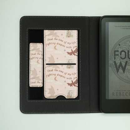Fighting Dragons Card Slot Kindle Case - Starry Skies Austin