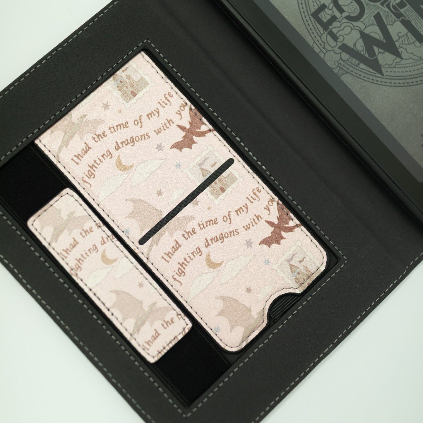 Fighting Dragons Card Slot Kindle Case - Starry Skies Austin