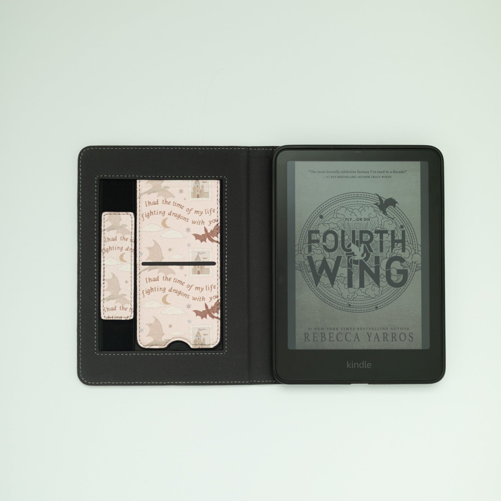 Fighting Dragons Card Slot Kindle Case - Starry Skies Austin