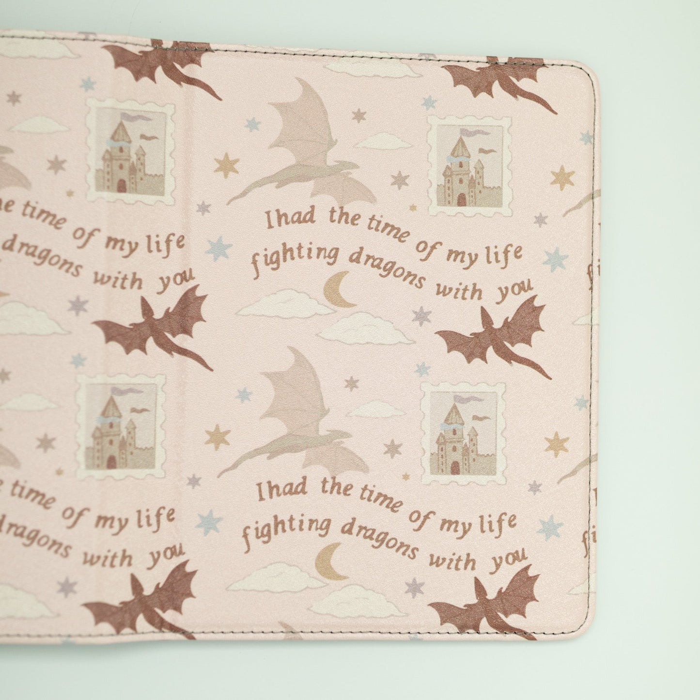 Fighting Dragons Card Slot Kindle Case - Starry Skies Austin