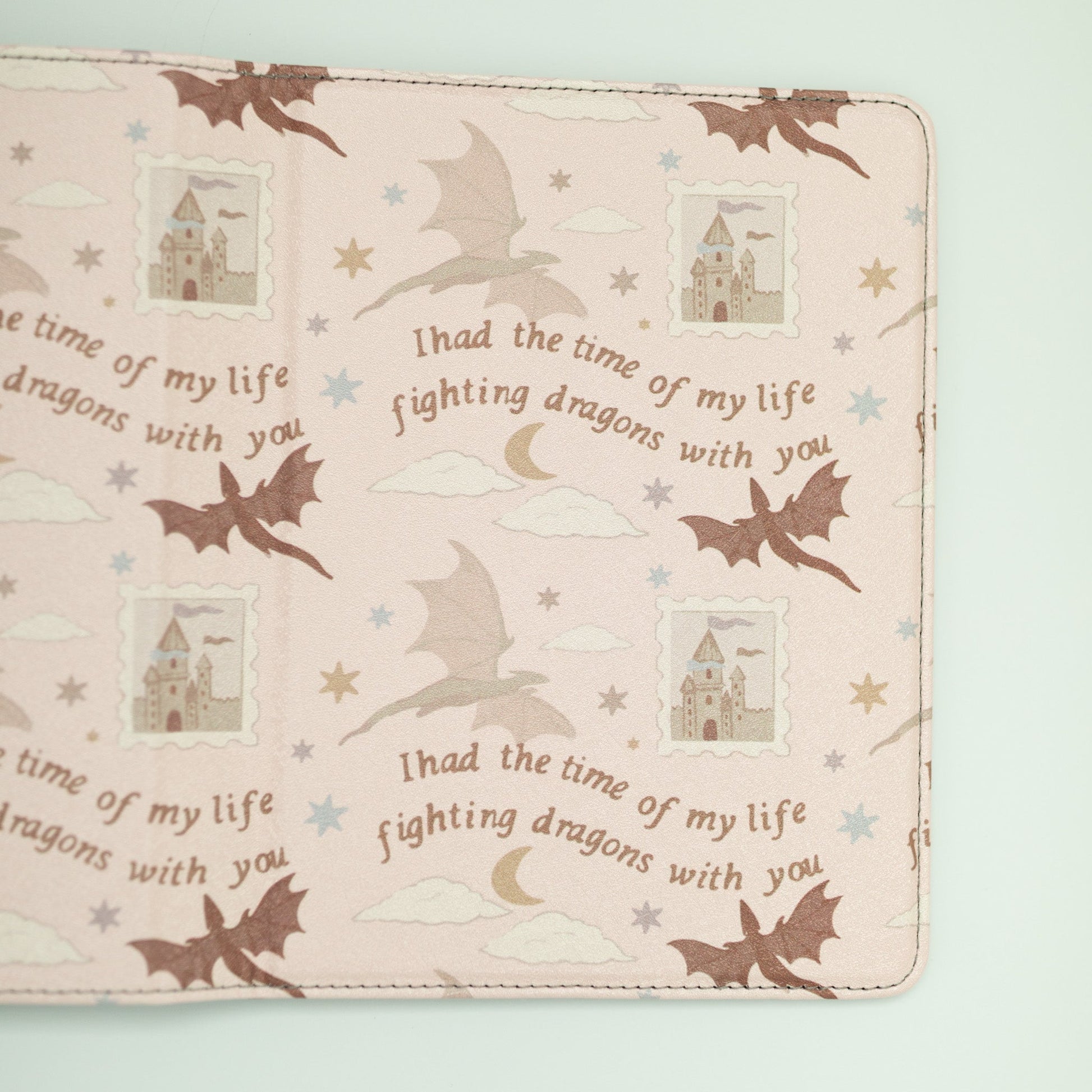 Fighting Dragons Card Slot Kindle Case - Starry Skies Austin