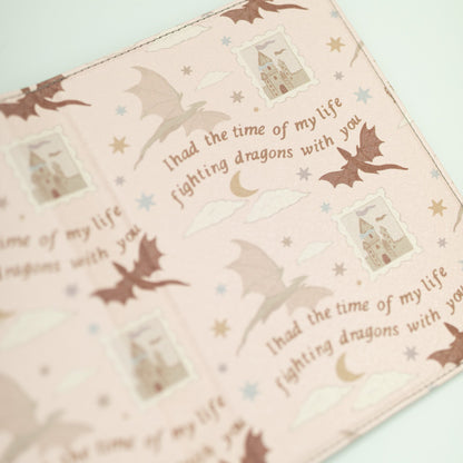Fighting Dragons Card Slot Kindle Case - Starry Skies Austin
