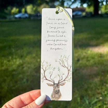 Fireheart Dual-Sided Sparkle Cardstock Bookmark (pre-tasseled) - Starry Skies Austin