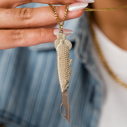 Fish Utility Necklace - Starry Skies Austin