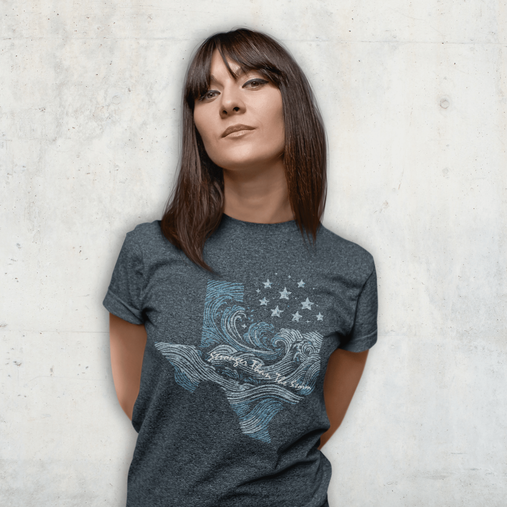 Flooded But Unbroken – Texas Relief Softstyle Tee - Starry Skies Austin