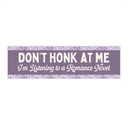 Floral Bookish Bumper Sticker - Starry Skies Austin