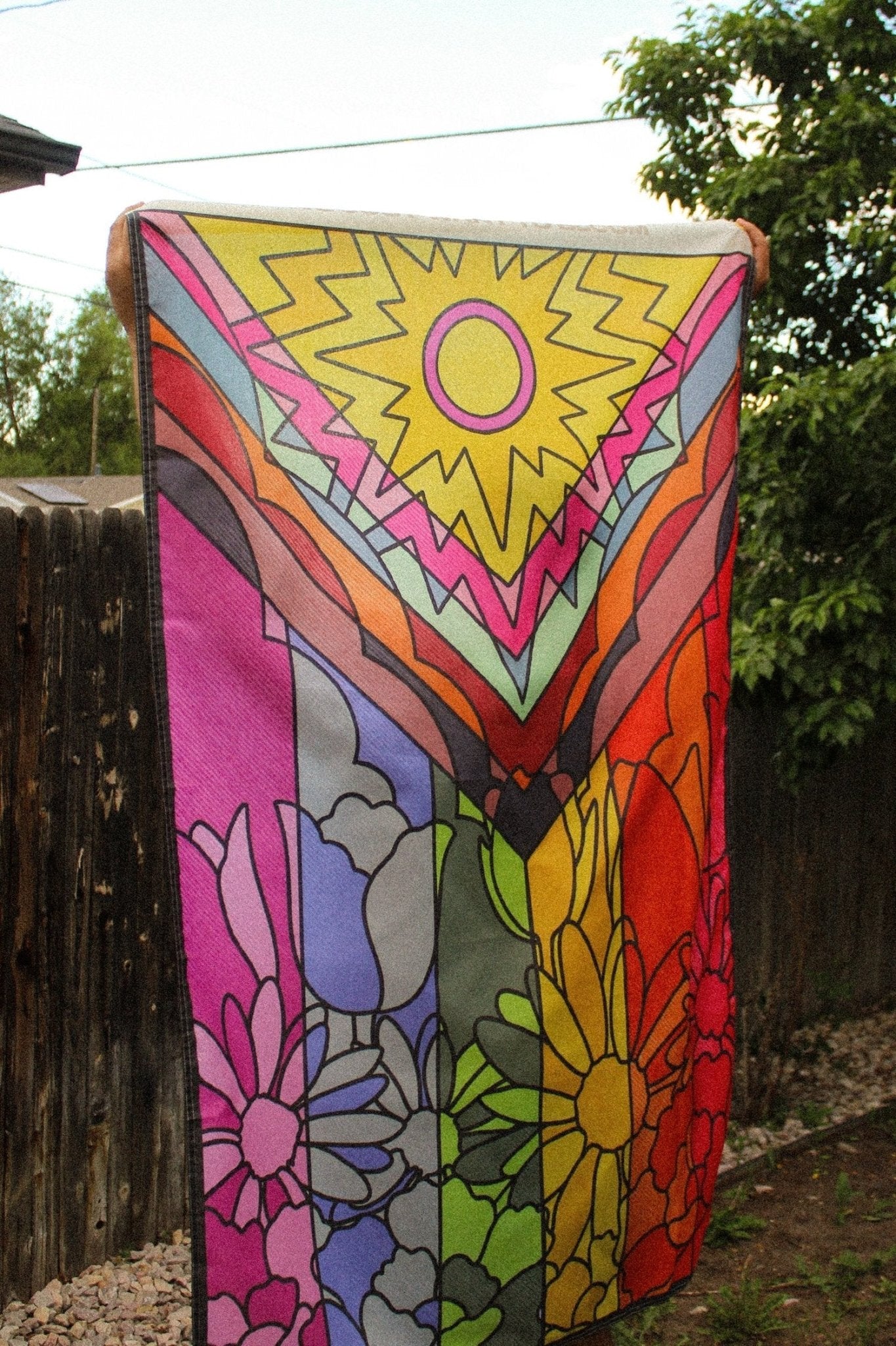 Flower Pride Flag - Starry Skies Austin