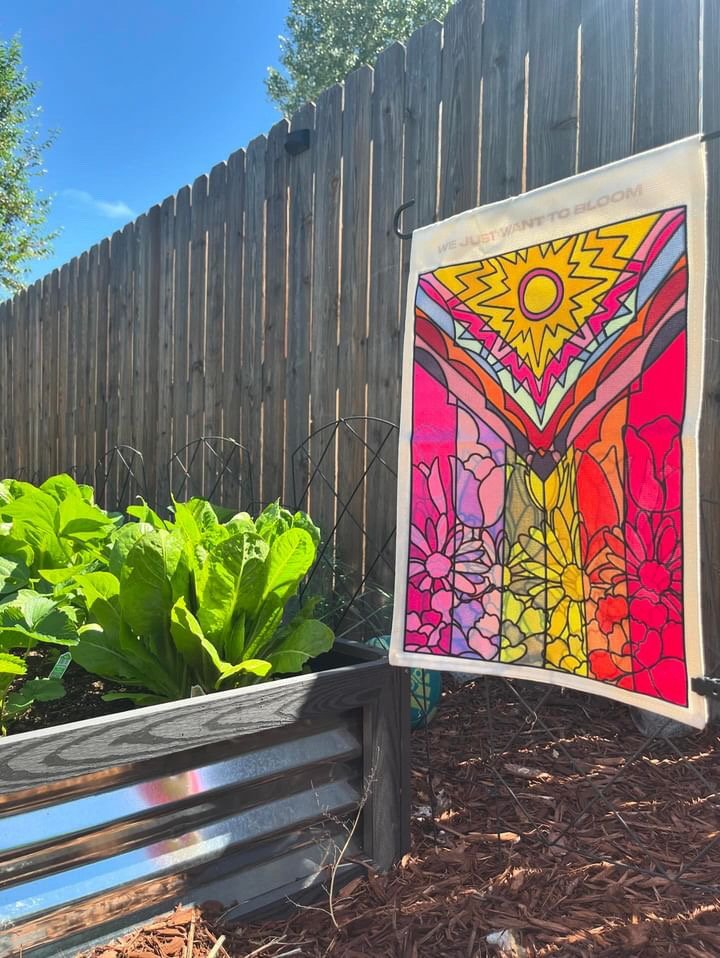Flower Pride Flag - Starry Skies Austin