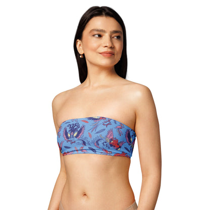 Folklore Bandeau Bikini Top - Starry Skies Austin