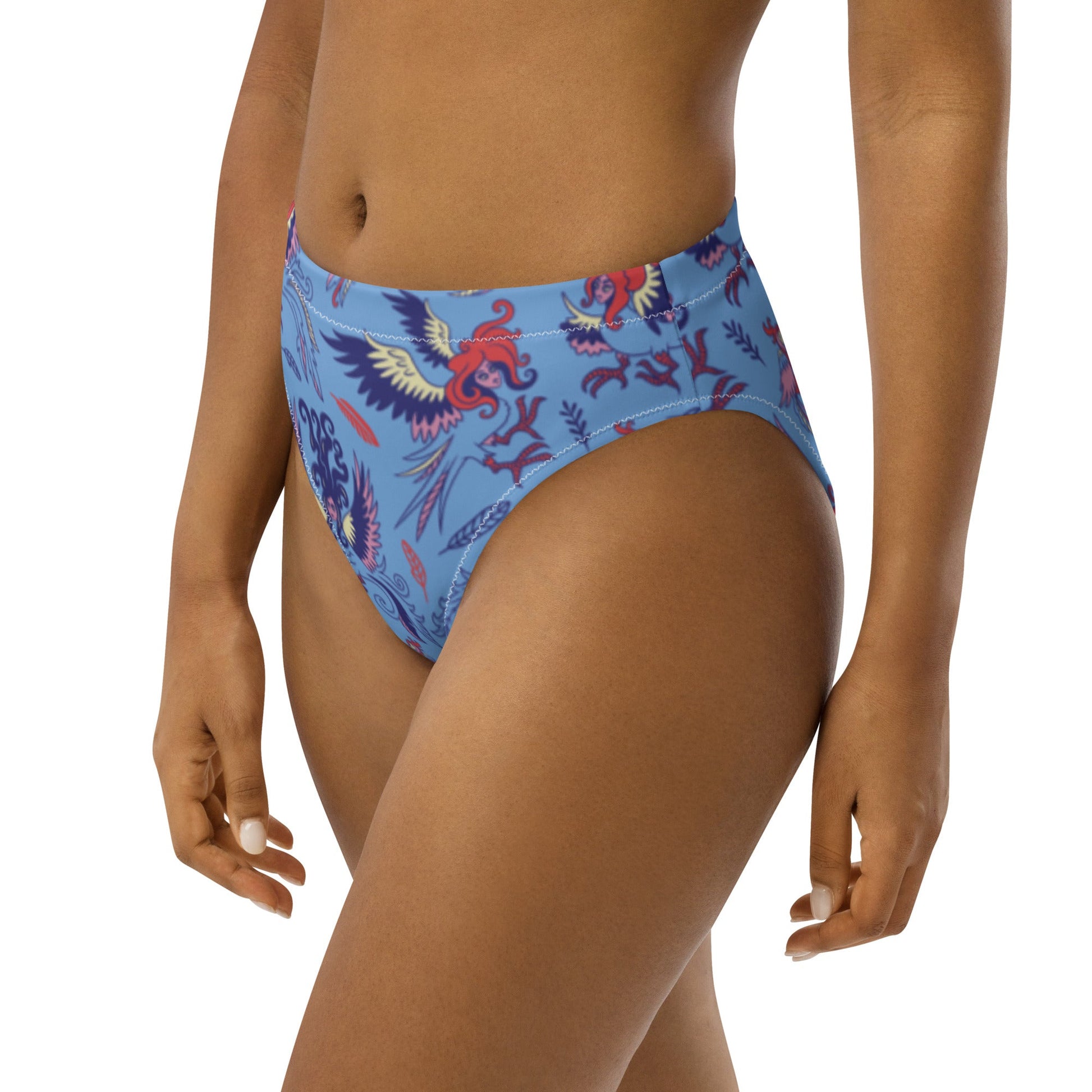 Folklore High - Waisted Bikini Bottom - Starry Skies Austin