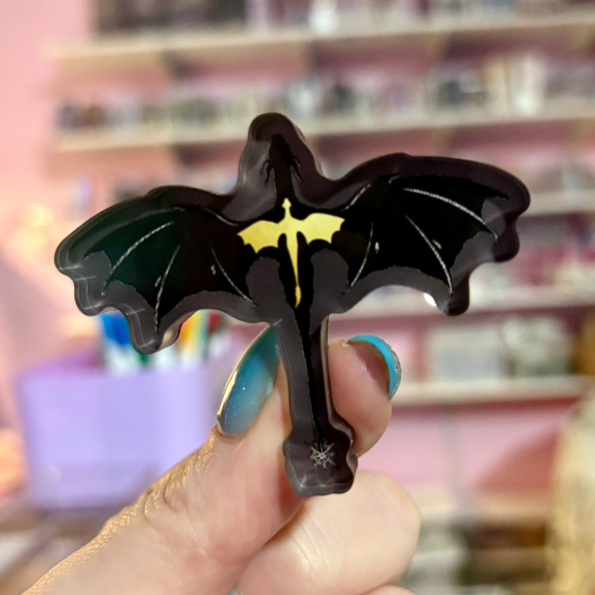 Fourth Wing Inspired Tairn and Andarna Magnet - Starry Skies Austin