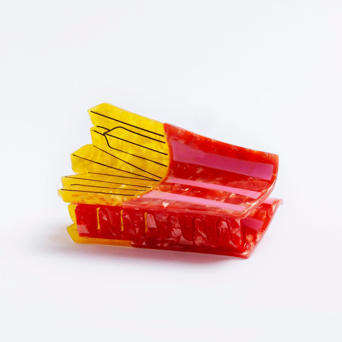 French Fries Hair Claw - Starry Skies Austin
