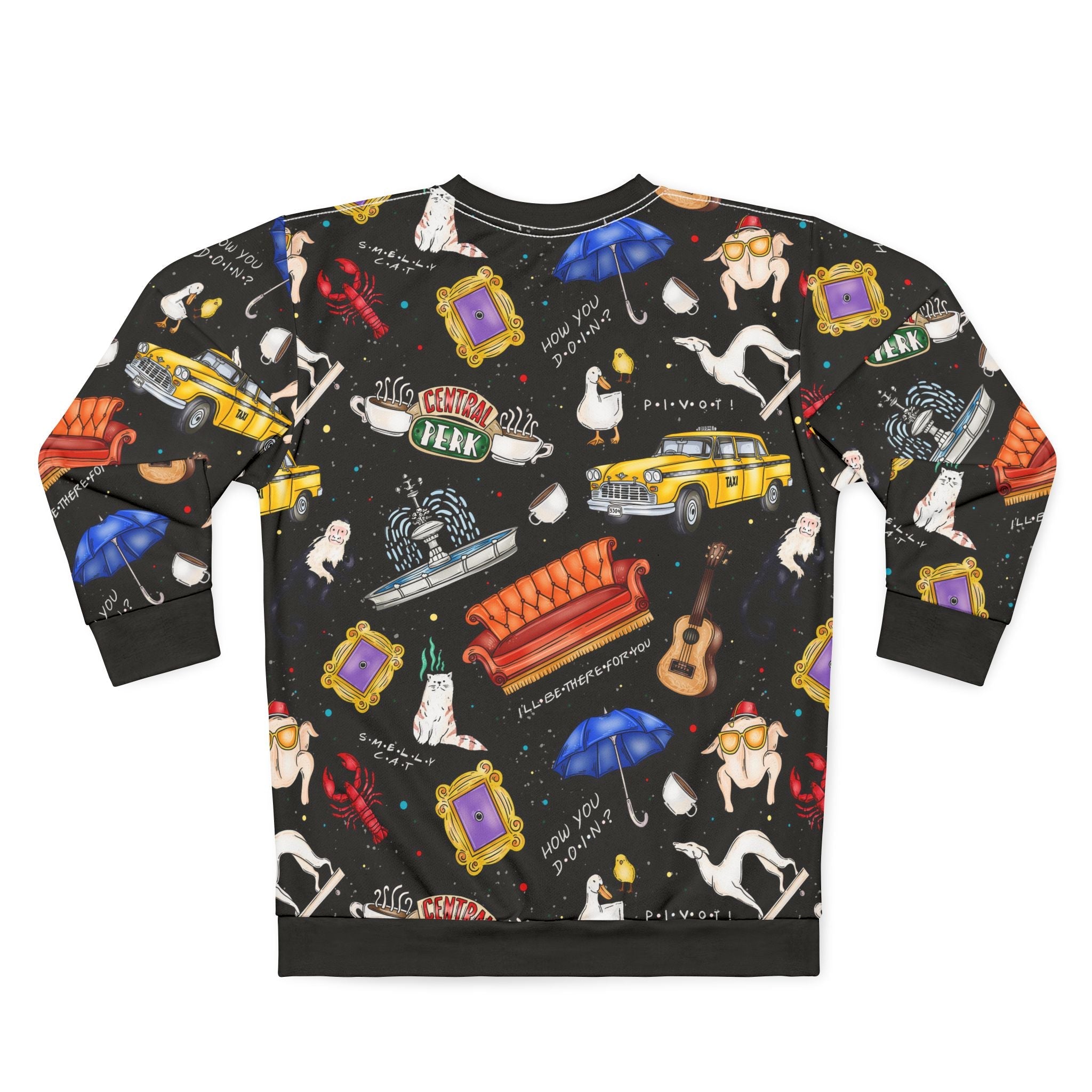 Friends Inspired Graphic Sweatshirt - Starry Skies Austin