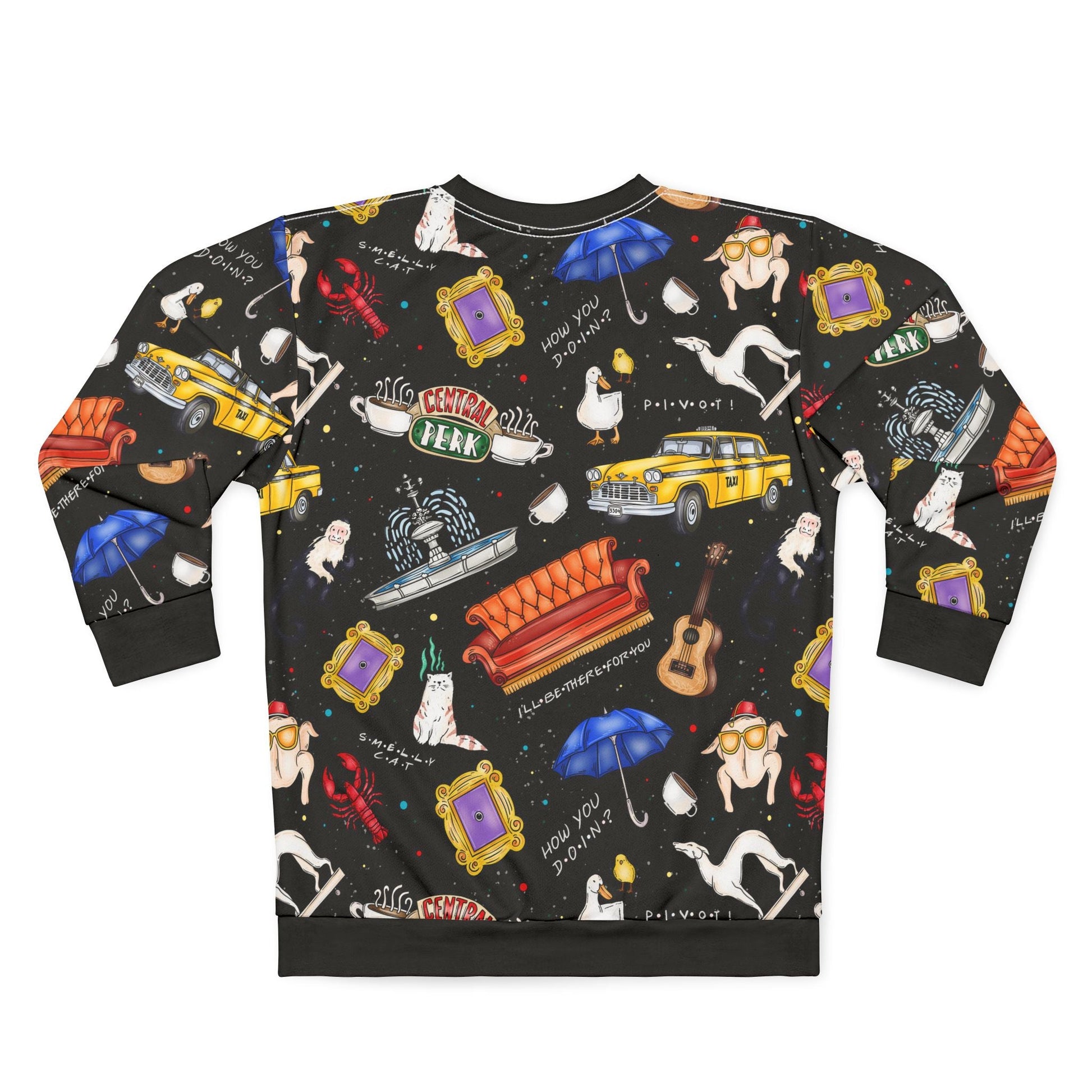 Friends Inspired Graphic Sweatshirt - Starry Skies Austin