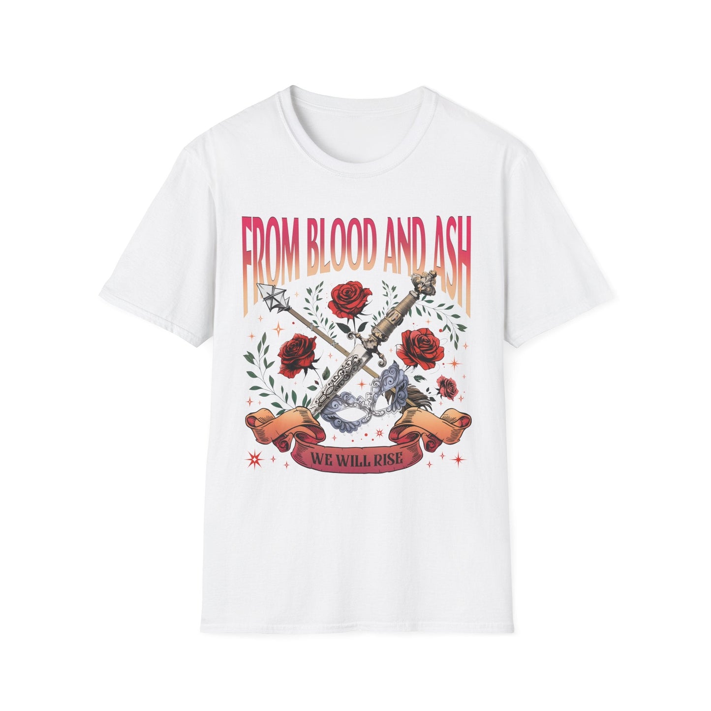 From Blood and Ash Unisex Softstyle Tee - Starry Skies Austin