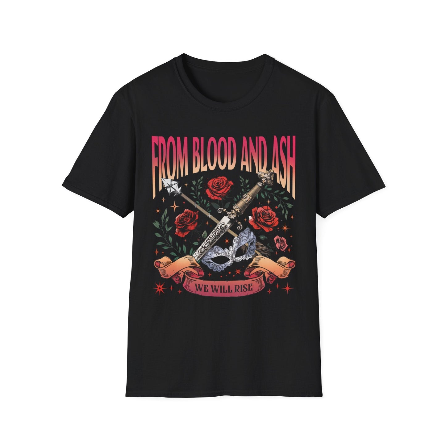 From Blood and Ash Unisex Softstyle Tee - Starry Skies Austin