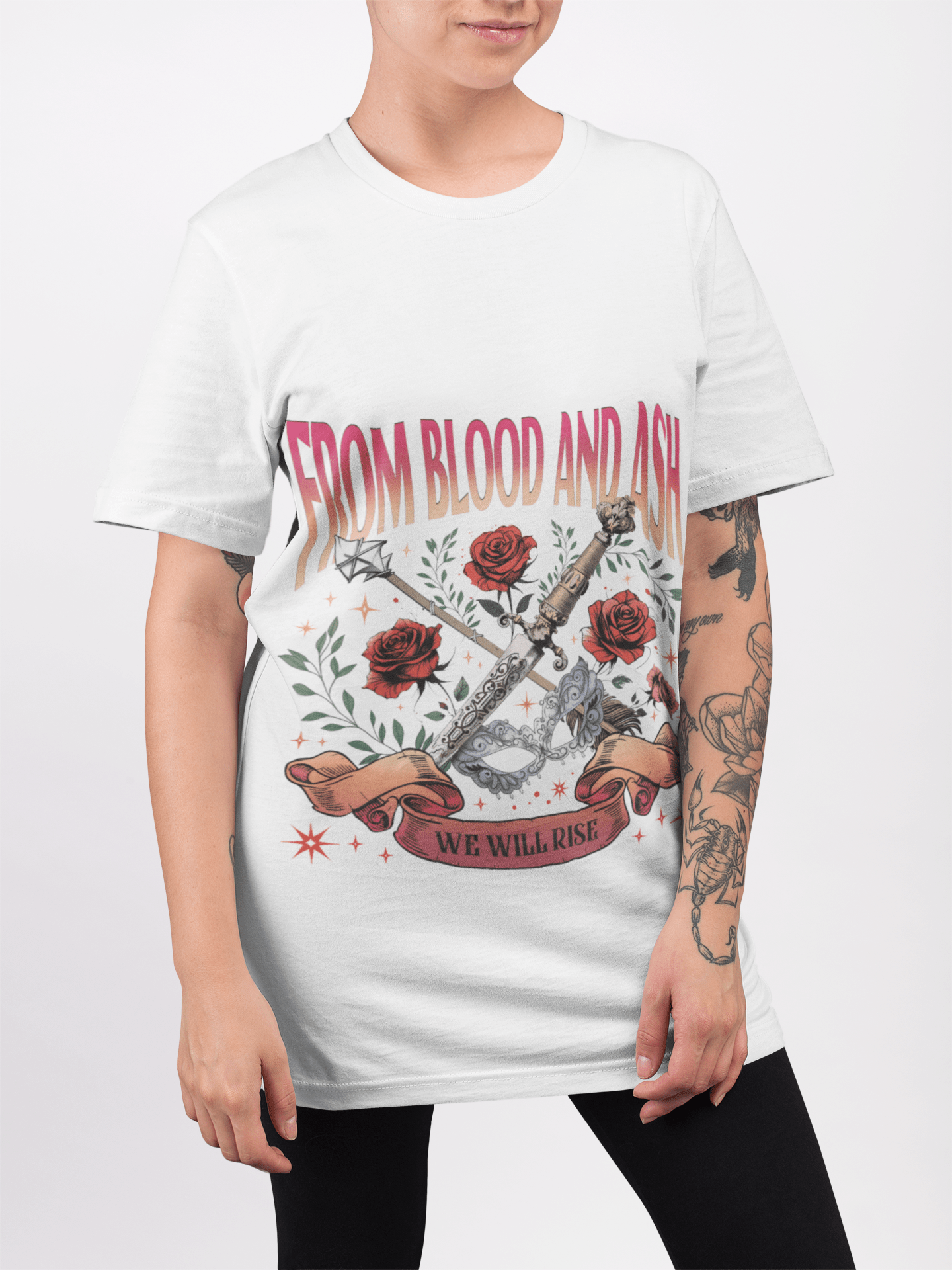 From Blood and Ash Unisex Softstyle Tee - Starry Skies Austin