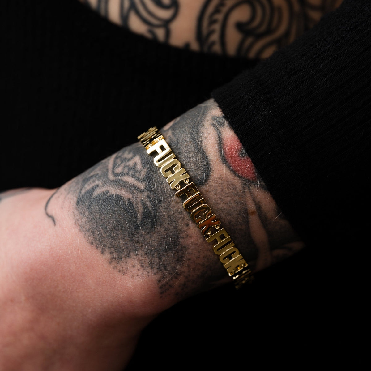 Fuck Fuck Fuck Chain Bracelet - Starry Skies Austin